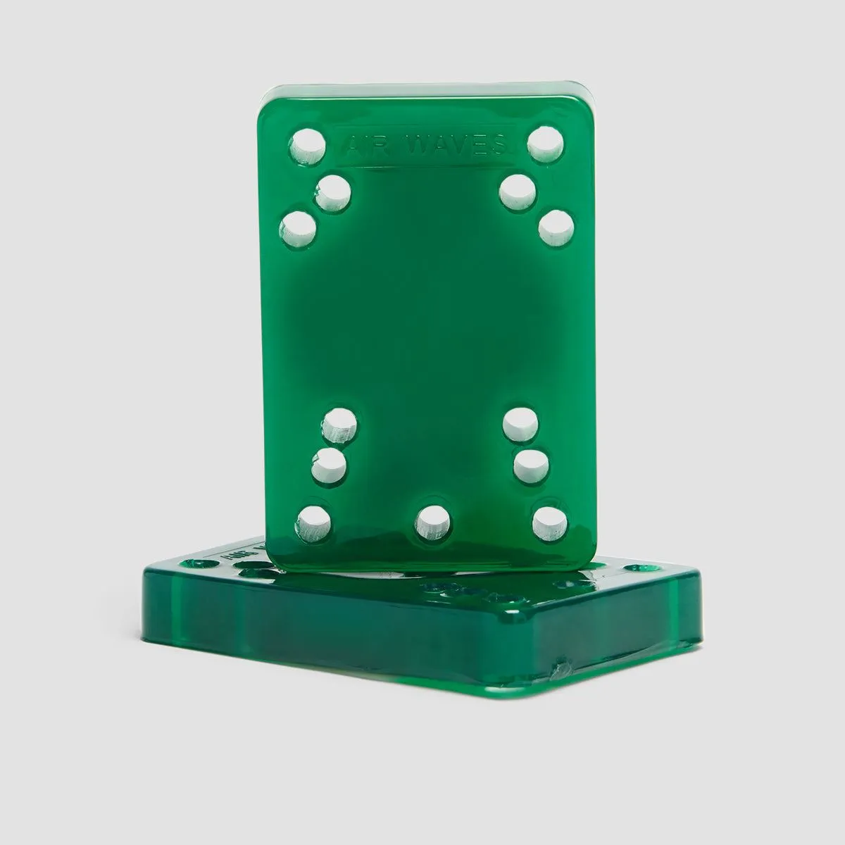 Air Waves Cheese Blocks 1/2" Heel Replacer x2 Green
