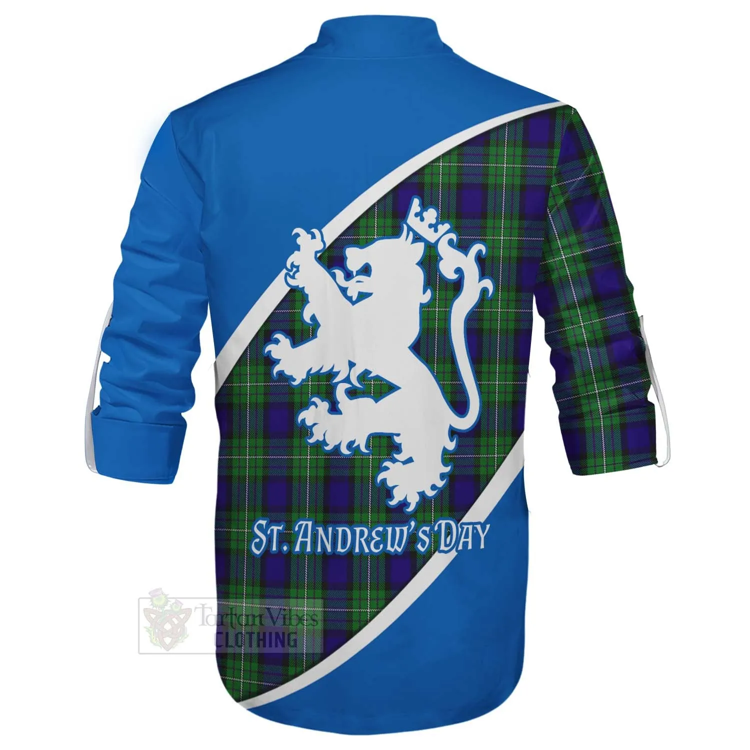 Alexander Family Crest Tartan Ghillie Kilt Shirt Celebrate Saint Andrew's Day in Style