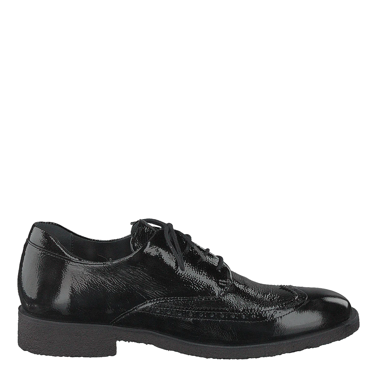 Brogues W. Cap-toe And Laces Black Patent