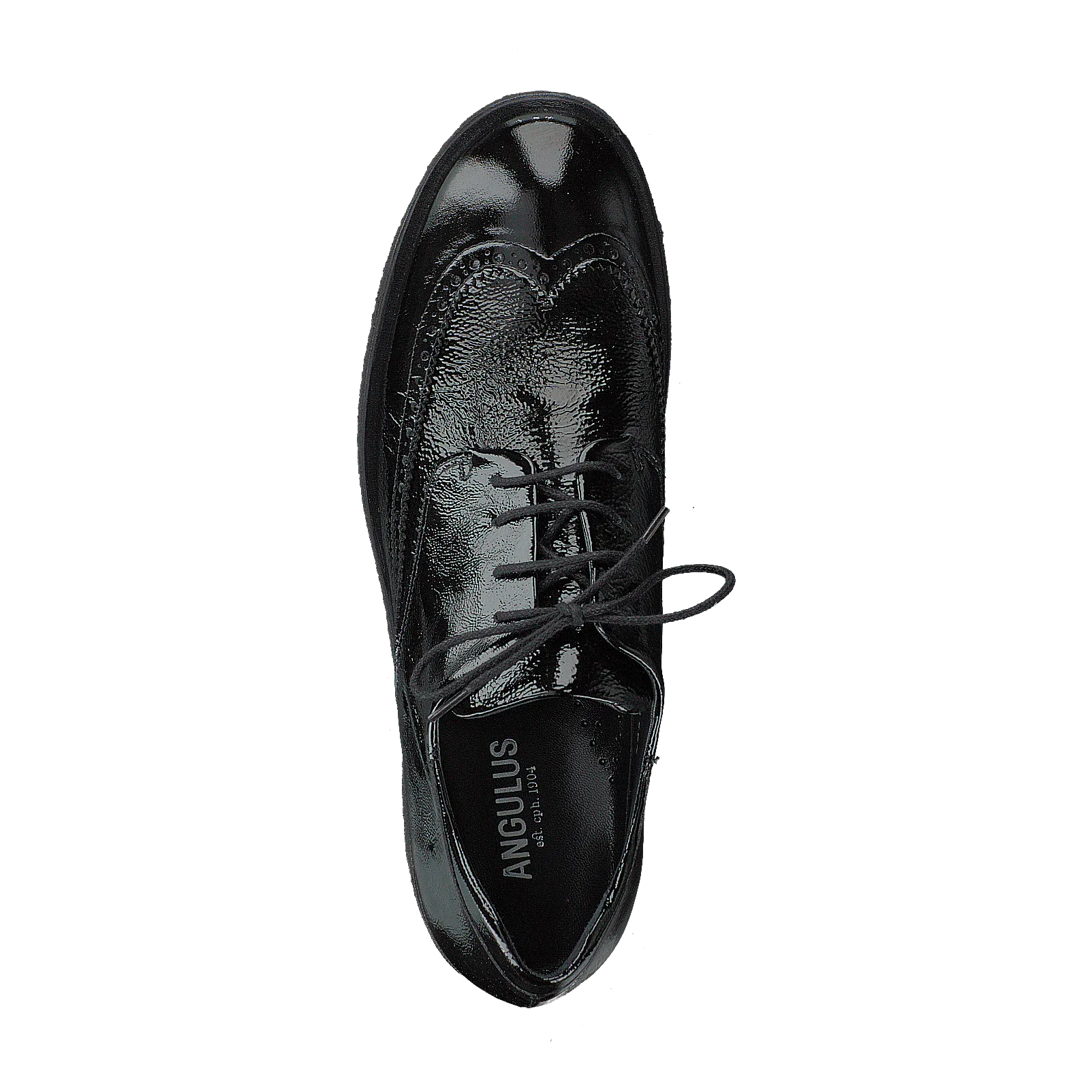 Brogues W. Cap-toe And Laces Black Patent