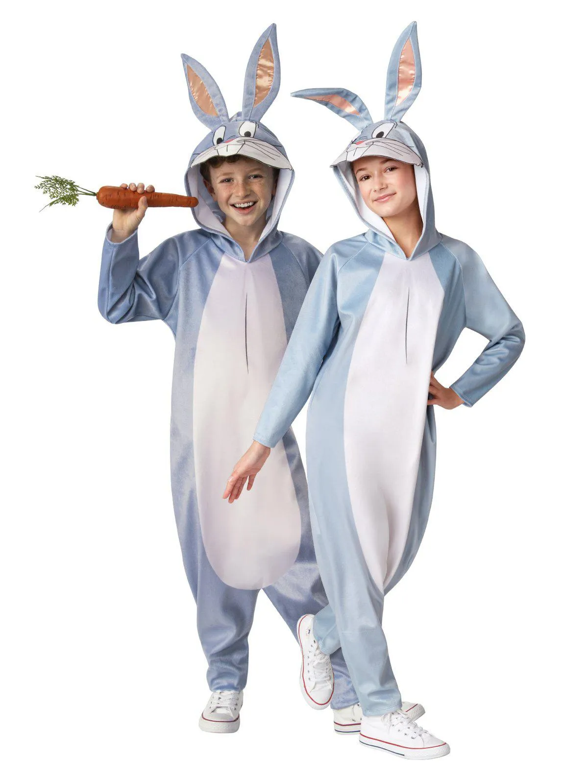 Bugs Bunny Hooded Jumpsuit | Looney Tunes Official Kids Costume