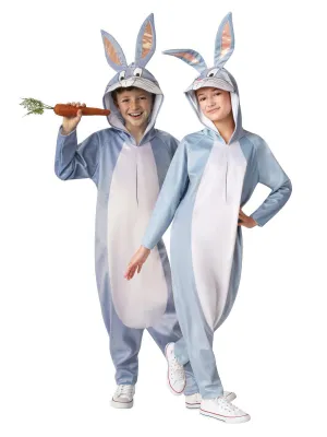 Bugs Bunny Hooded Jumpsuit | Looney Tunes Official Kids Costume