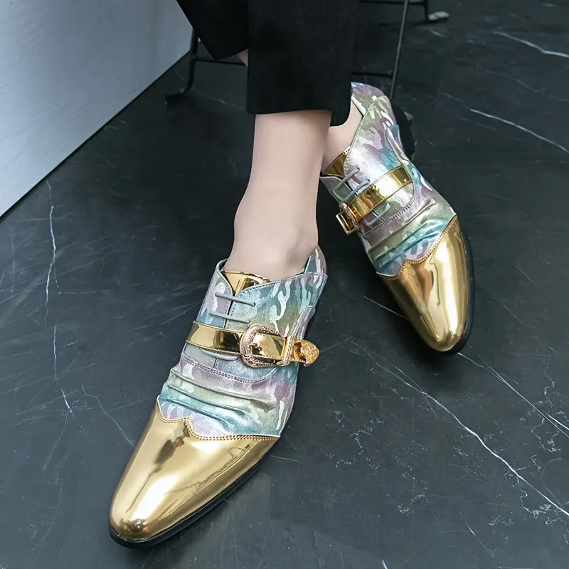 Clubbing Shoes Men | Non-Slip Rubber Sole, Ideal for Nightclub Dance