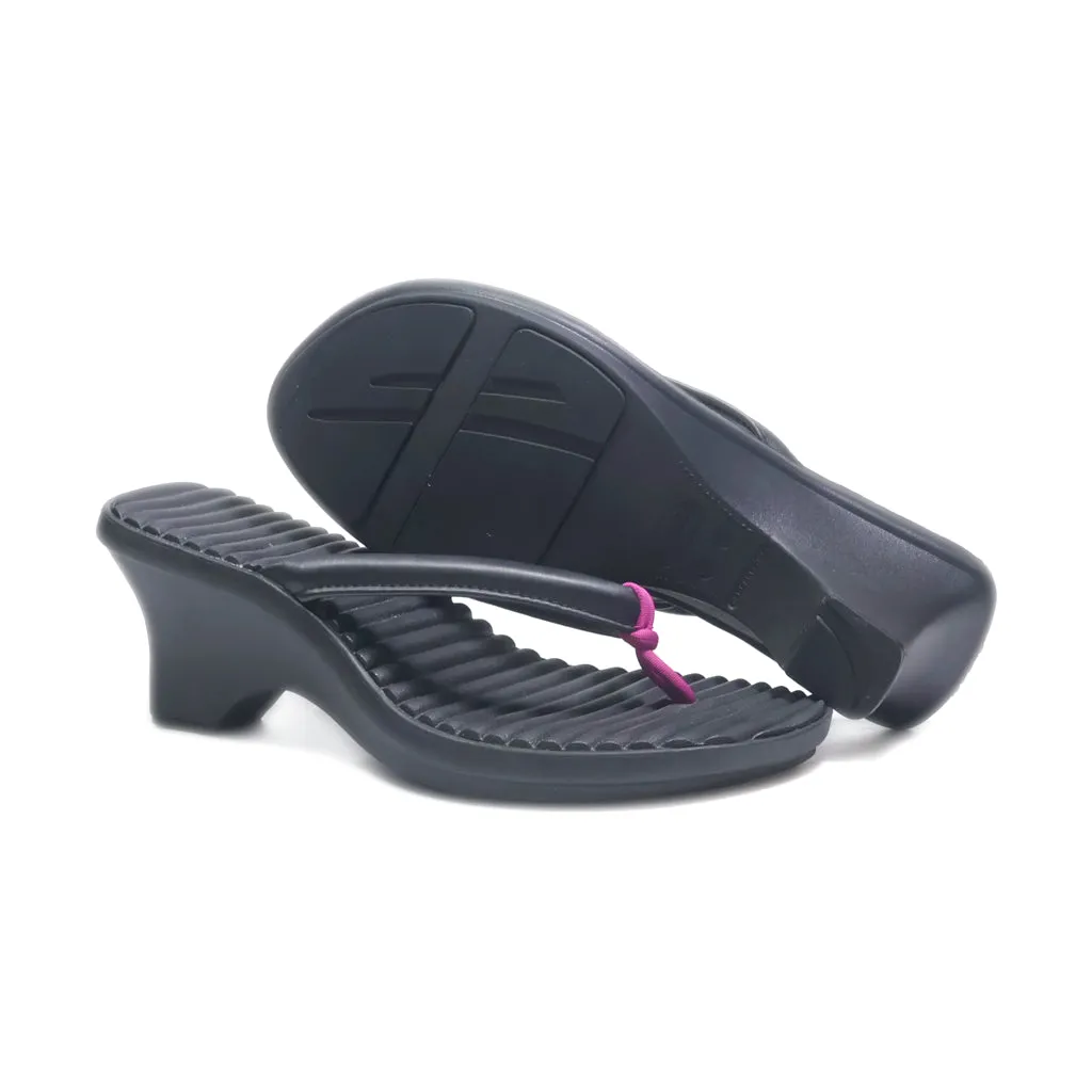 Crocs Cabana Wedge Sandals Eva Black Colour For Women