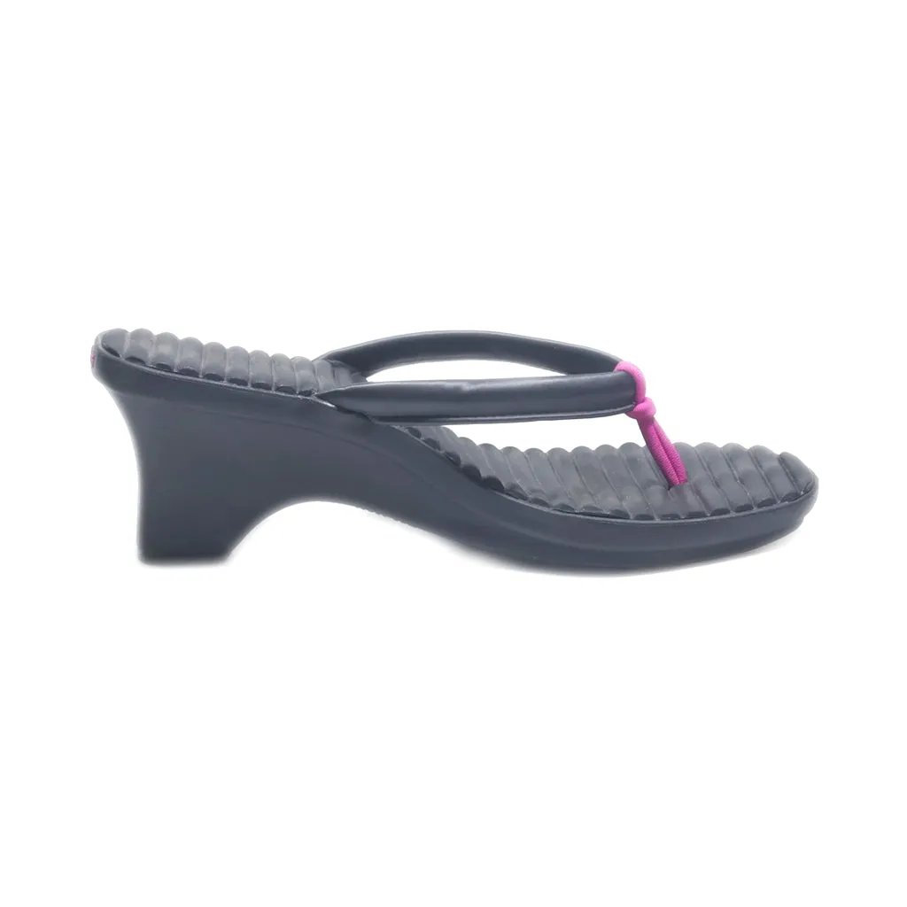Crocs Cabana Wedge Sandals Eva Black Colour For Women