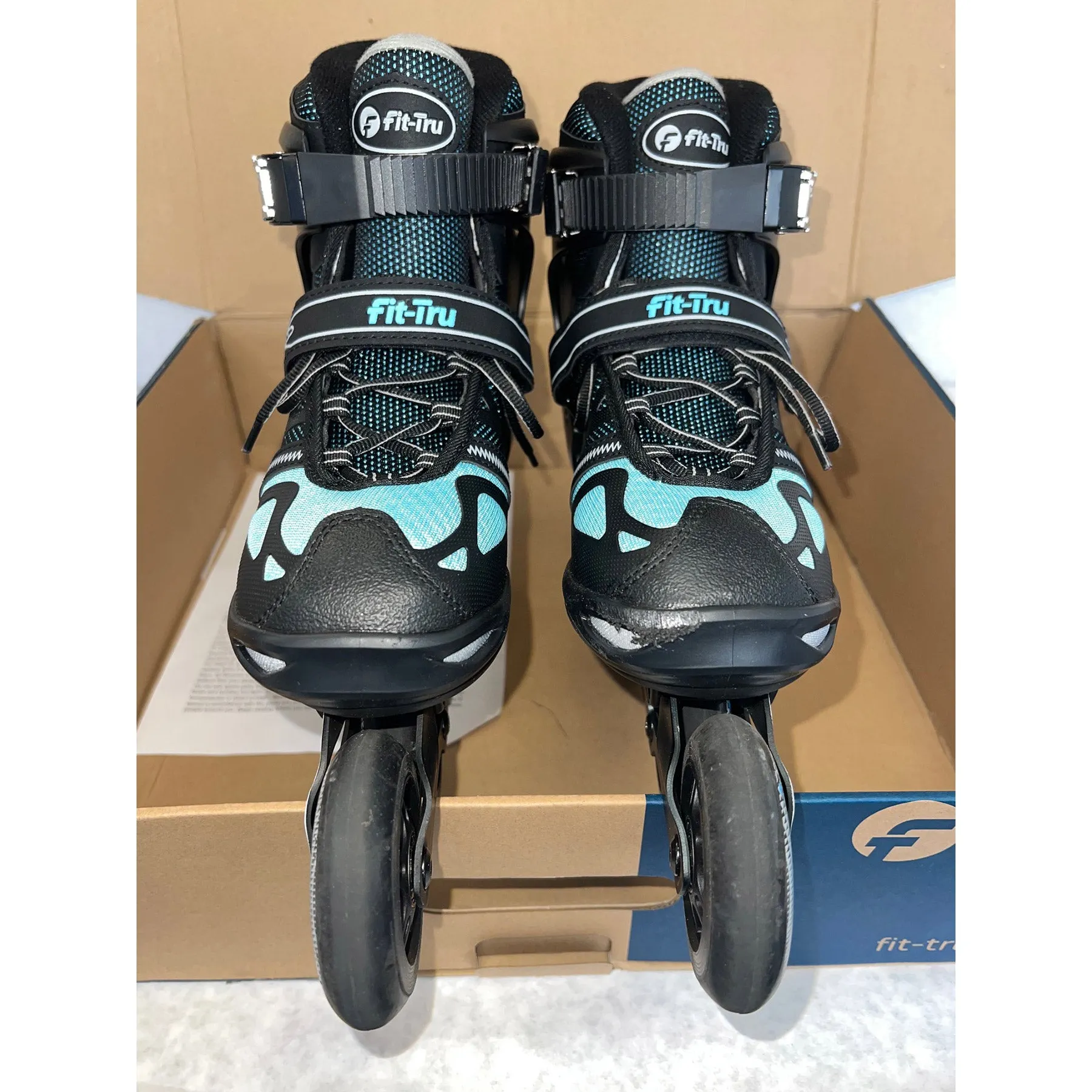 Fit-Tru Cruze 84 Blue Womens Inline Skates (Moderate Used Demo)