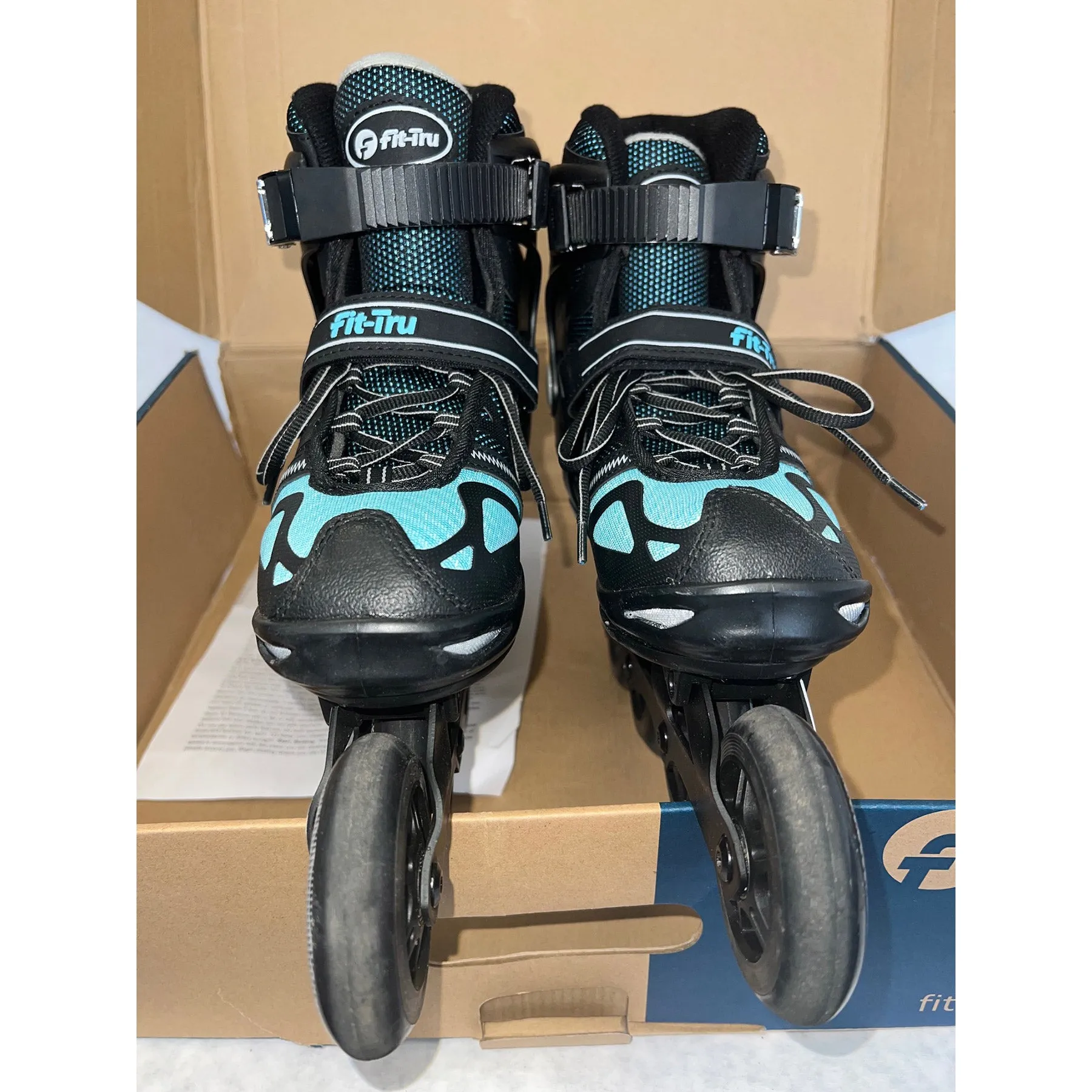 Fit-Tru Cruze 84 Blue Womens Inline Skates (Size 6 - Demo Moderately Used)