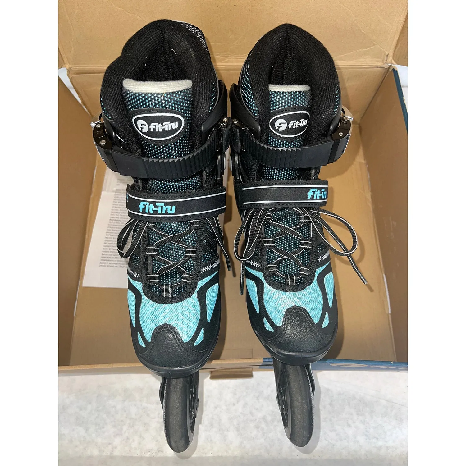 Fit-Tru Cruze 84 Blue Womens Inline Skates (Size 6 - Demo Moderately Used)