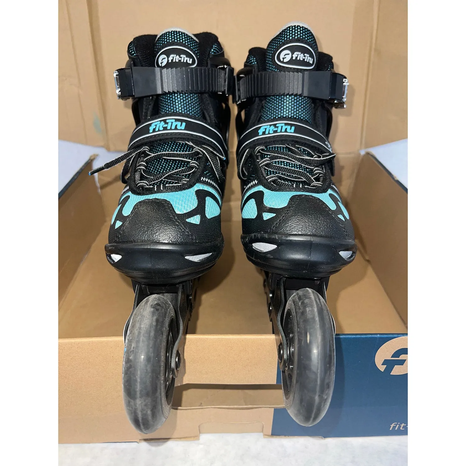 Fit-Tru Cruze 84 Blue Womens Inline Skates (Size 7 - Lightly Used)