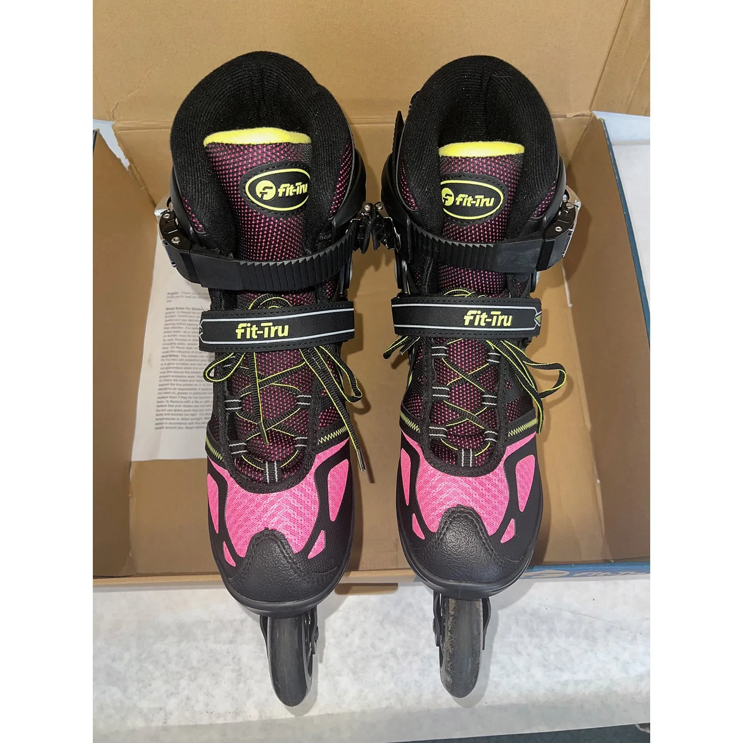 Fit-Tru Cruze 84 Pink Womens Inline Skates (Size 10-Gently Used)