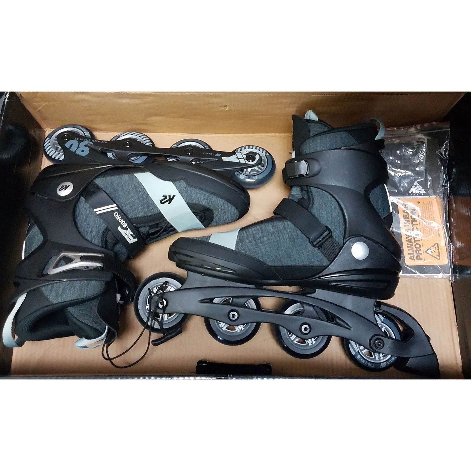 K2 F.I.T. 80 Pro Mens Inline Skates - (Size 11.5 Lightly Used)