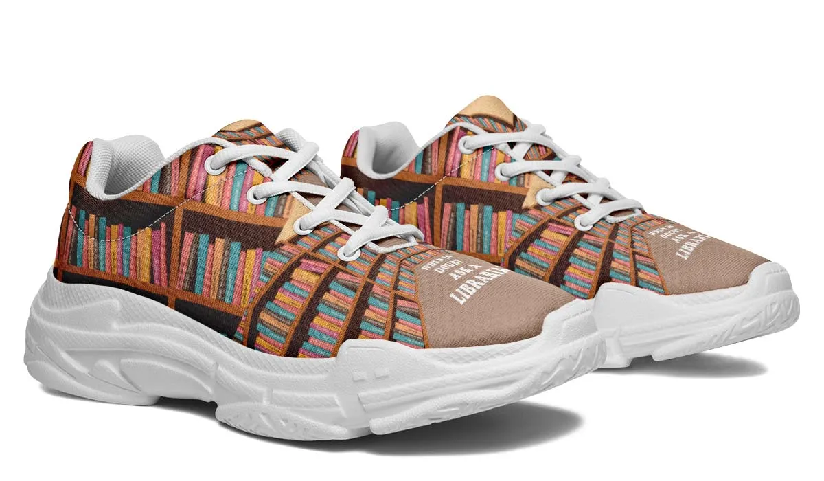Librarian Life Chunky Sneakers
