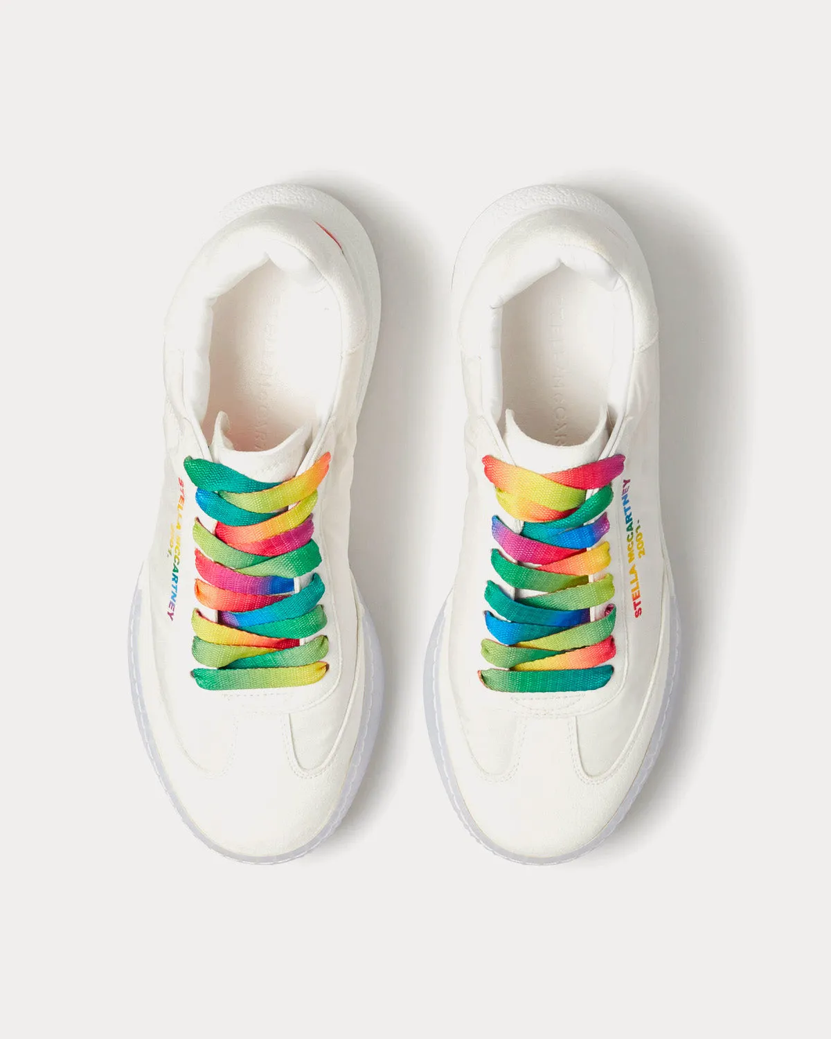 Loop Rainbow Lace-up White / Multi Low Top Sneakers