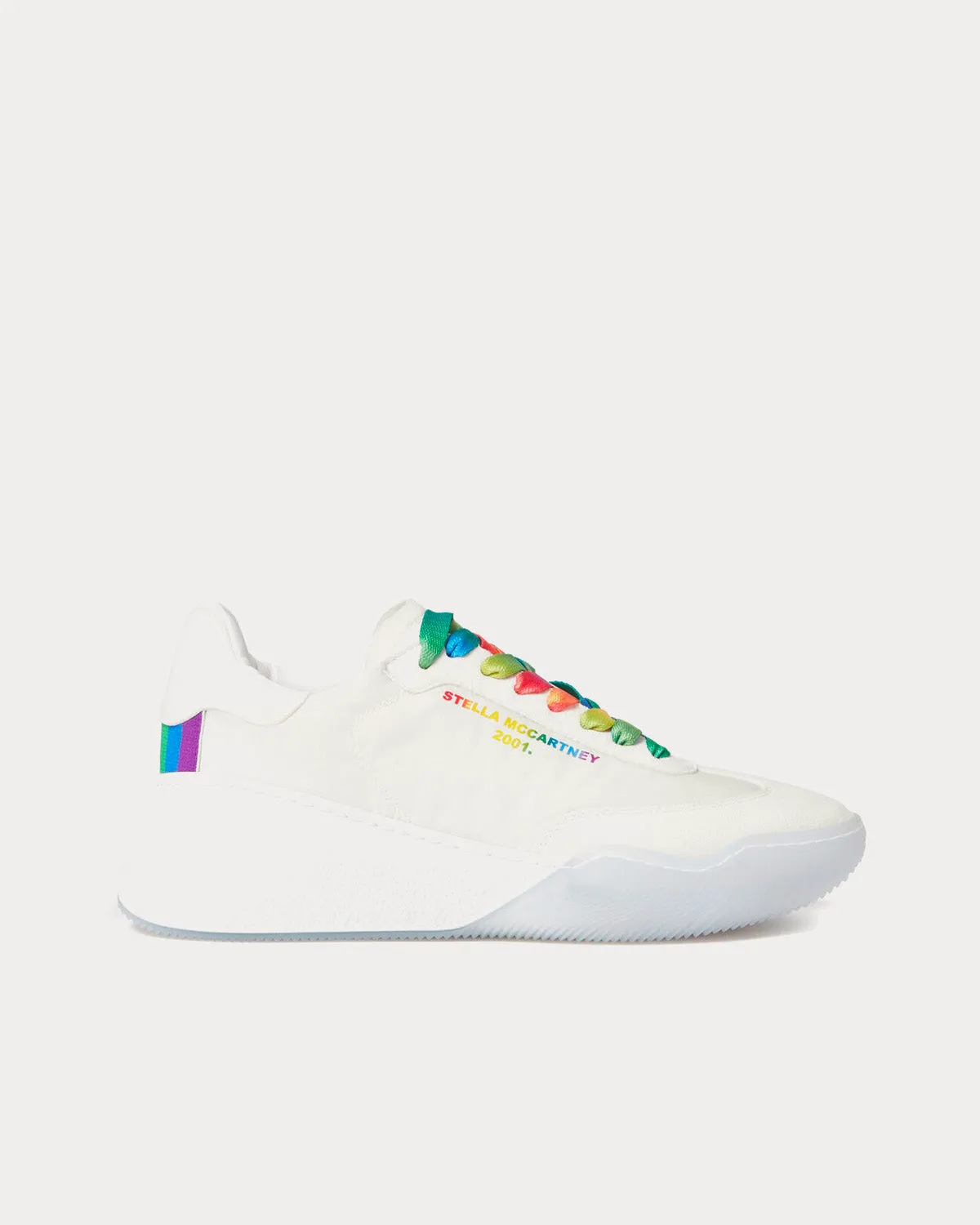 Loop Rainbow Lace-up White / Multi Low Top Sneakers