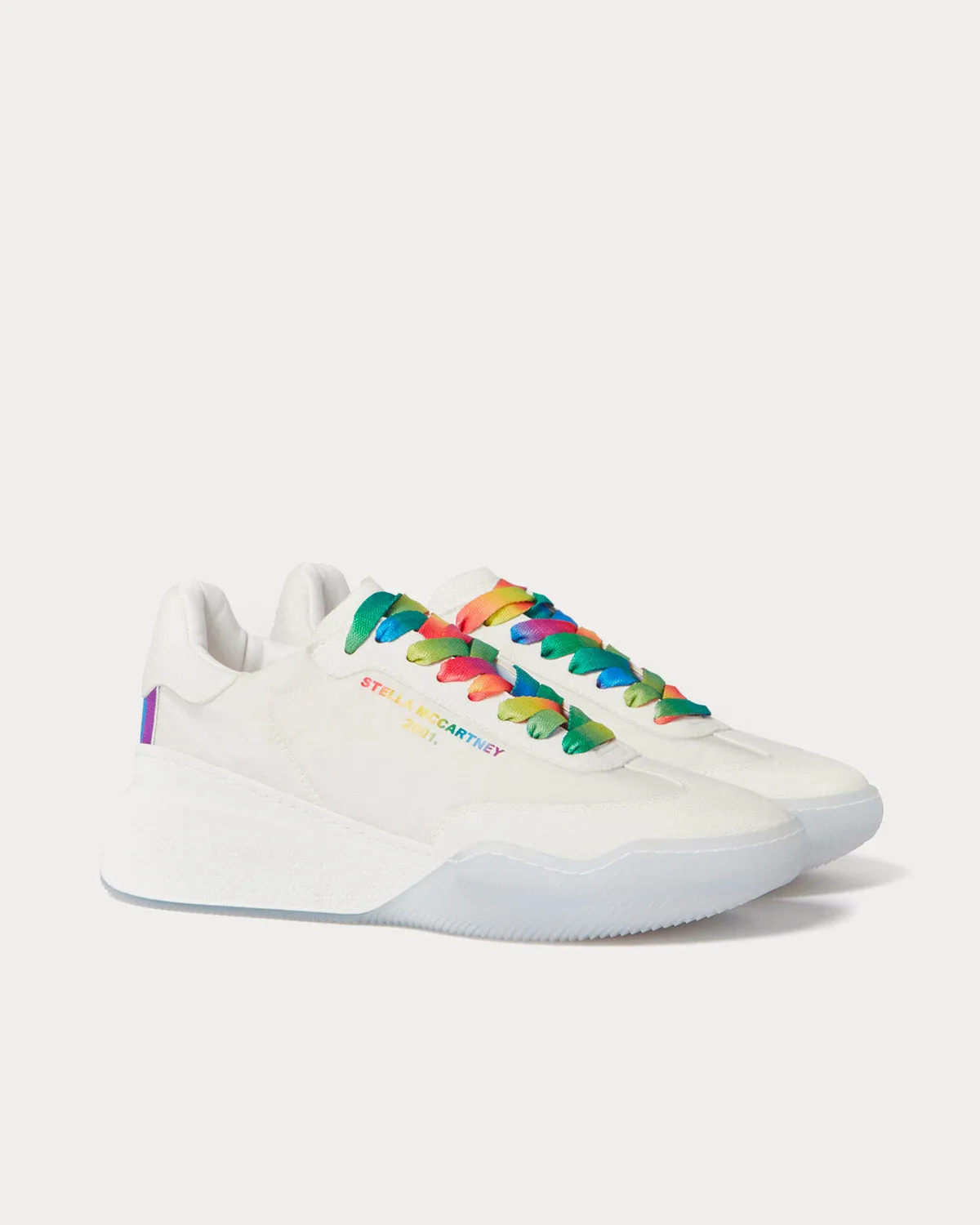 Loop Rainbow Lace-up White / Multi Low Top Sneakers