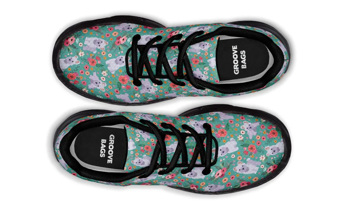 Maltese Flower Chunky Sneakers