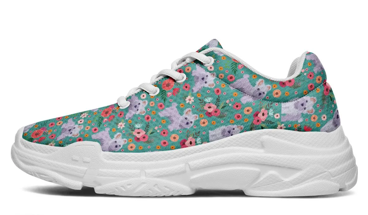 Maltese Flower Chunky Sneakers