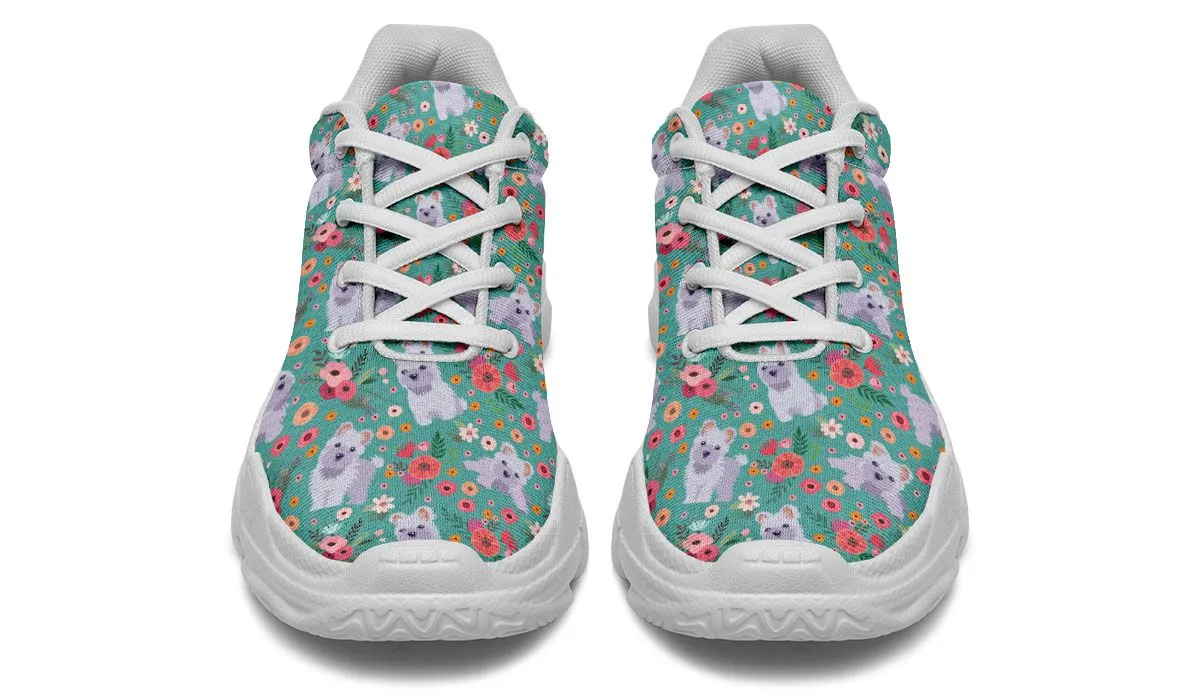 Maltese Flower Chunky Sneakers
