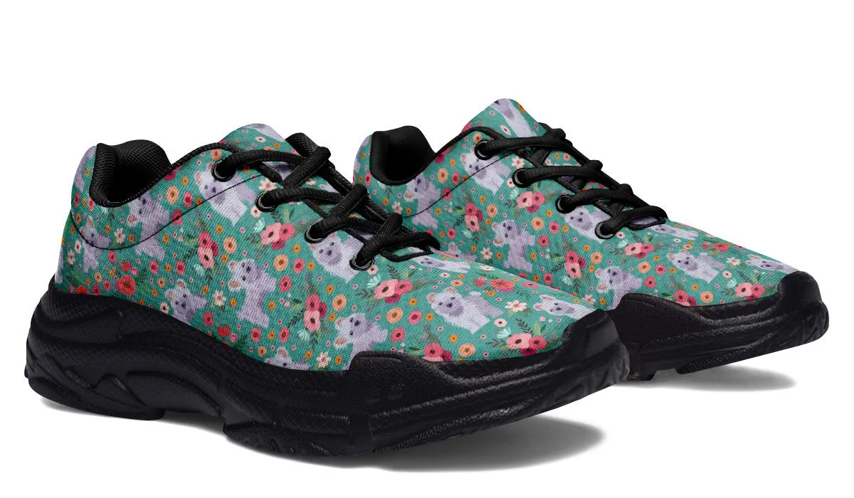 Maltese Flower Chunky Sneakers