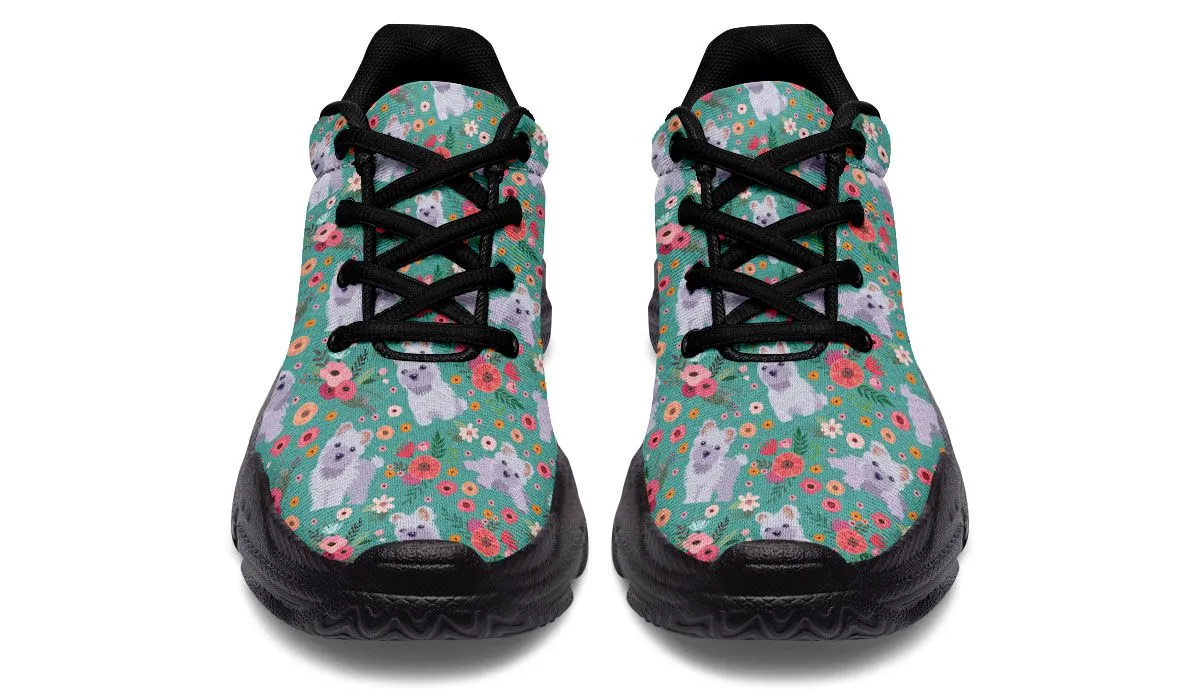 Maltese Flower Chunky Sneakers
