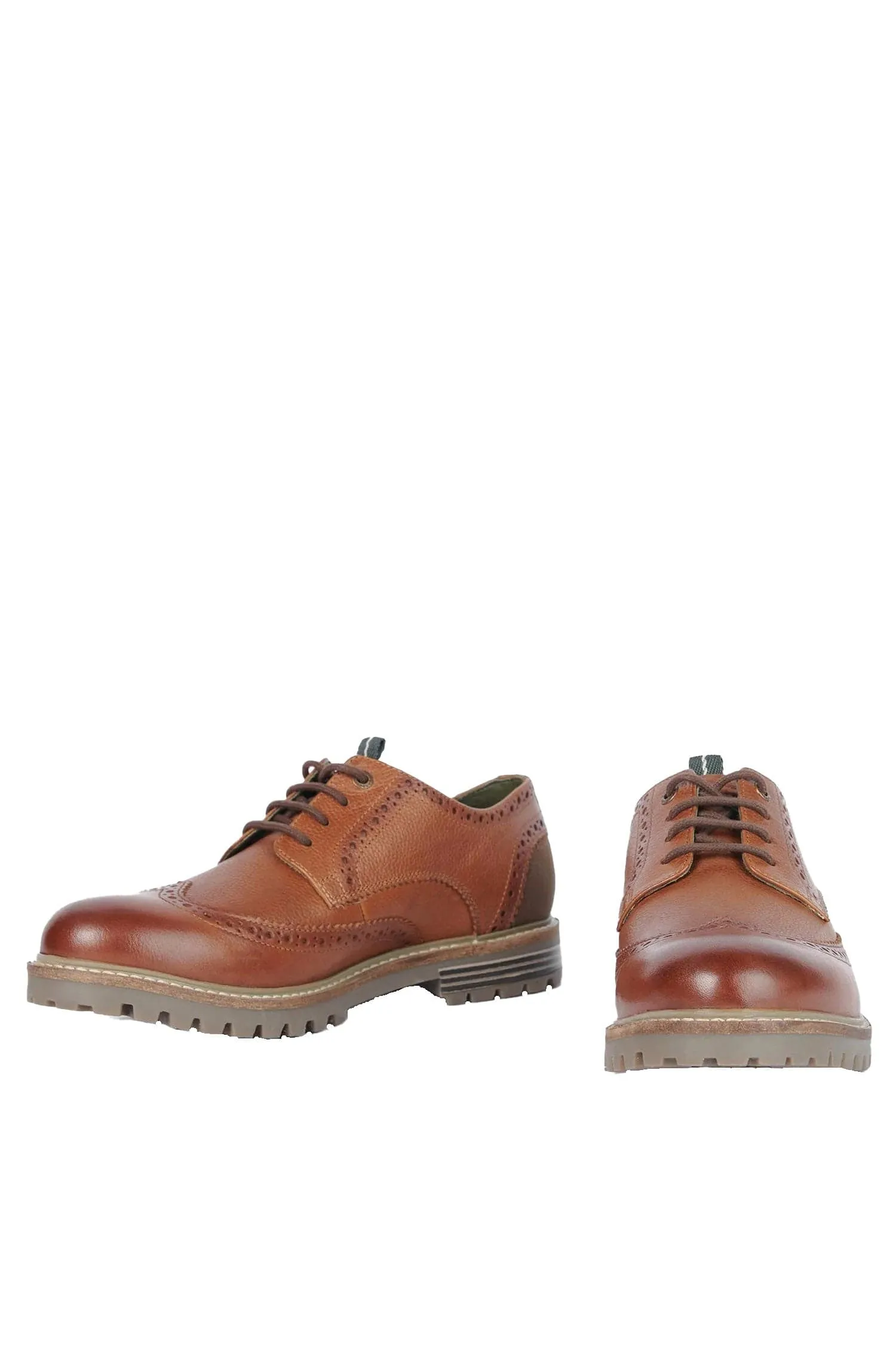 Marble Brogues - Almond