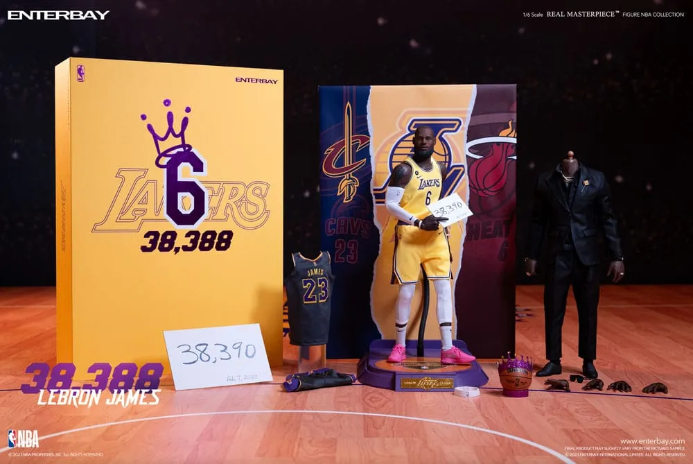 NBA Collection Real Masterpiece Action Figure 1/6 Lebron James Special Edition 30 Cm