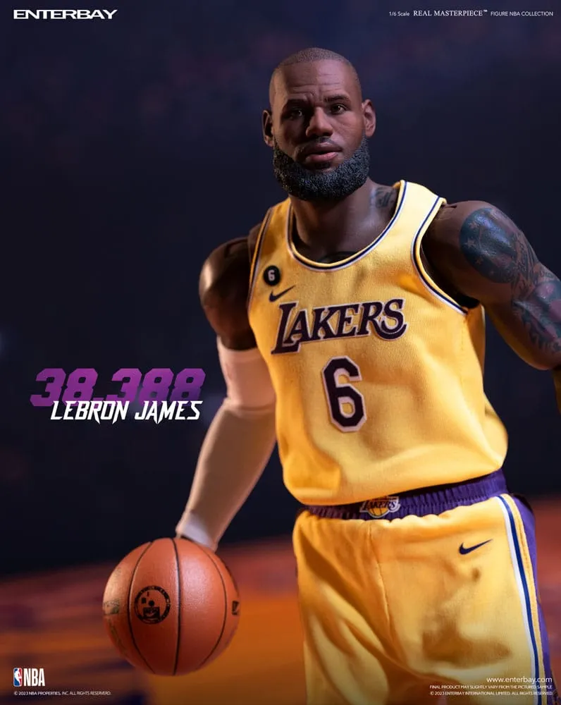 NBA Collection Real Masterpiece Action Figure 1/6 Lebron James Special Edition 30 Cm
