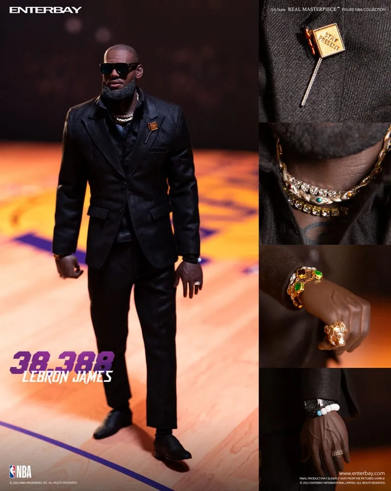 NBA Collection Real Masterpiece Action Figure 1/6 Lebron James Special Edition 30 Cm