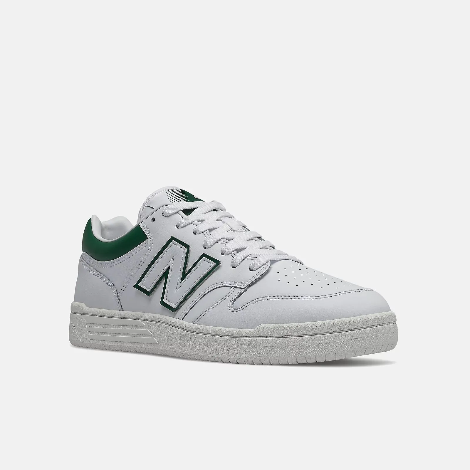 New Balance Unisex 480 Shoes White/Timberwolf BB480LGT