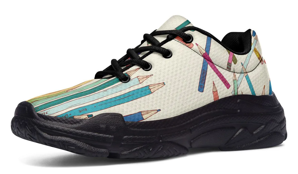 Pencil Me In Chunky Sneakers