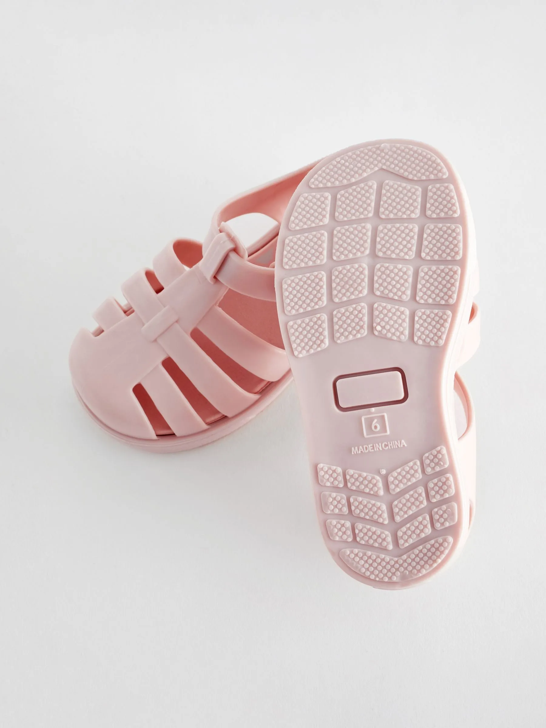 Pink Jelly Fisherman Sandals