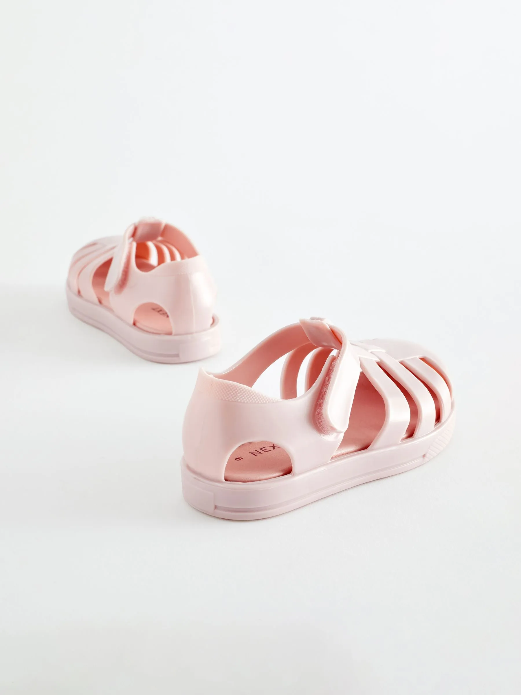 Pink Jelly Fisherman Sandals