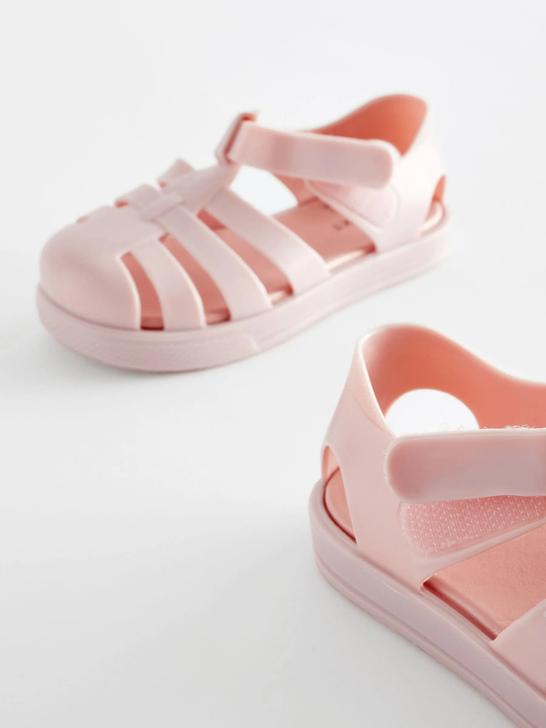 Pink Jelly Fisherman Sandals