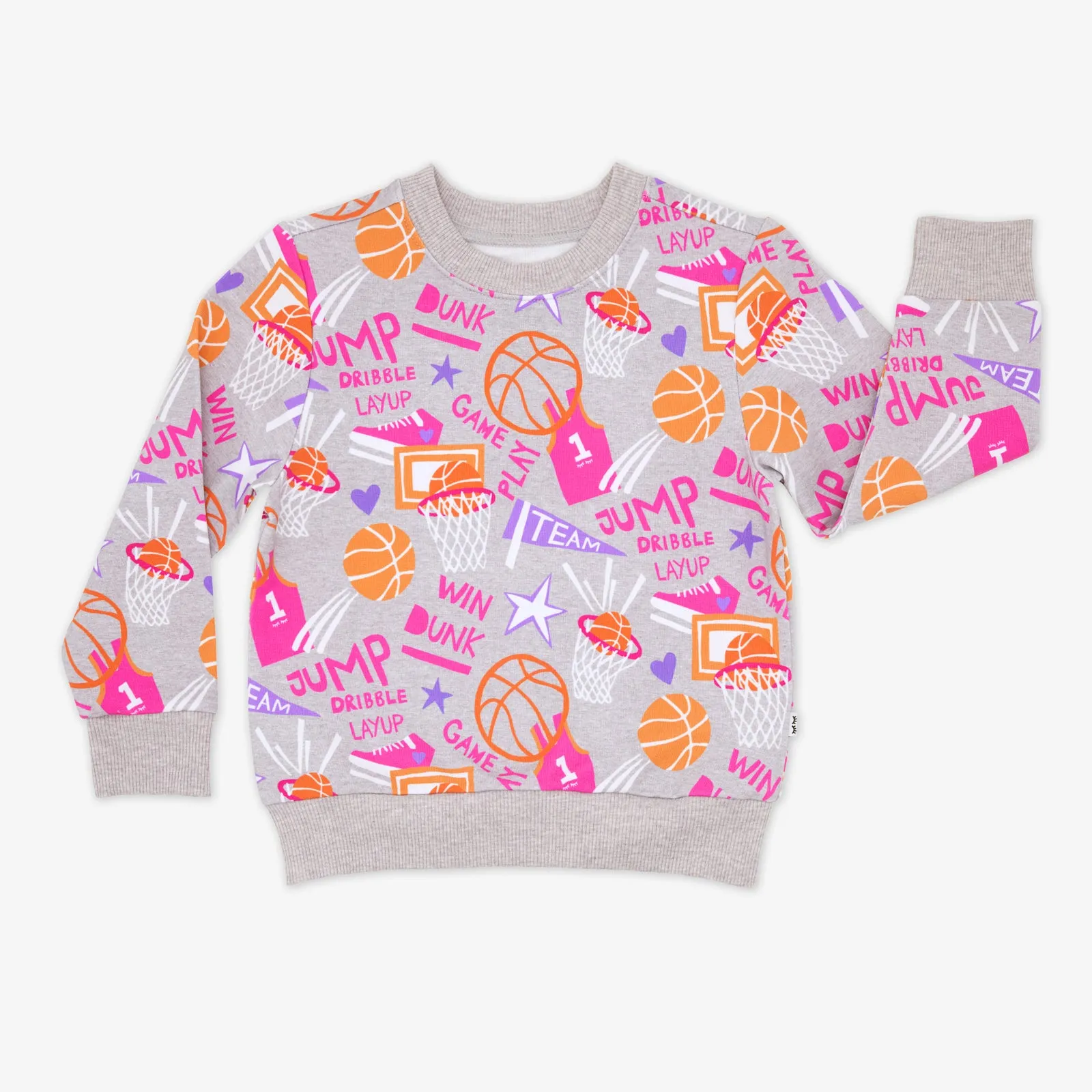 Pink Slam Dunk Crewneck Sweatshirt