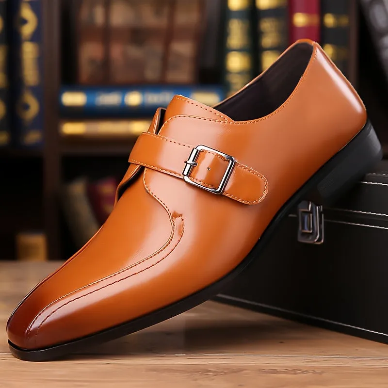Plus Size Mens NonSlip Monk Shoes for All Occasions