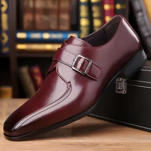 Plus Size Mens NonSlip Monk Shoes for All Occasions