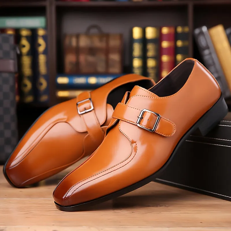 Plus Size Mens NonSlip Monk Shoes for All Occasions