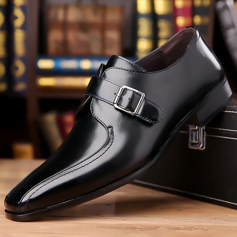 Plus Size Mens NonSlip Monk Shoes for All Occasions