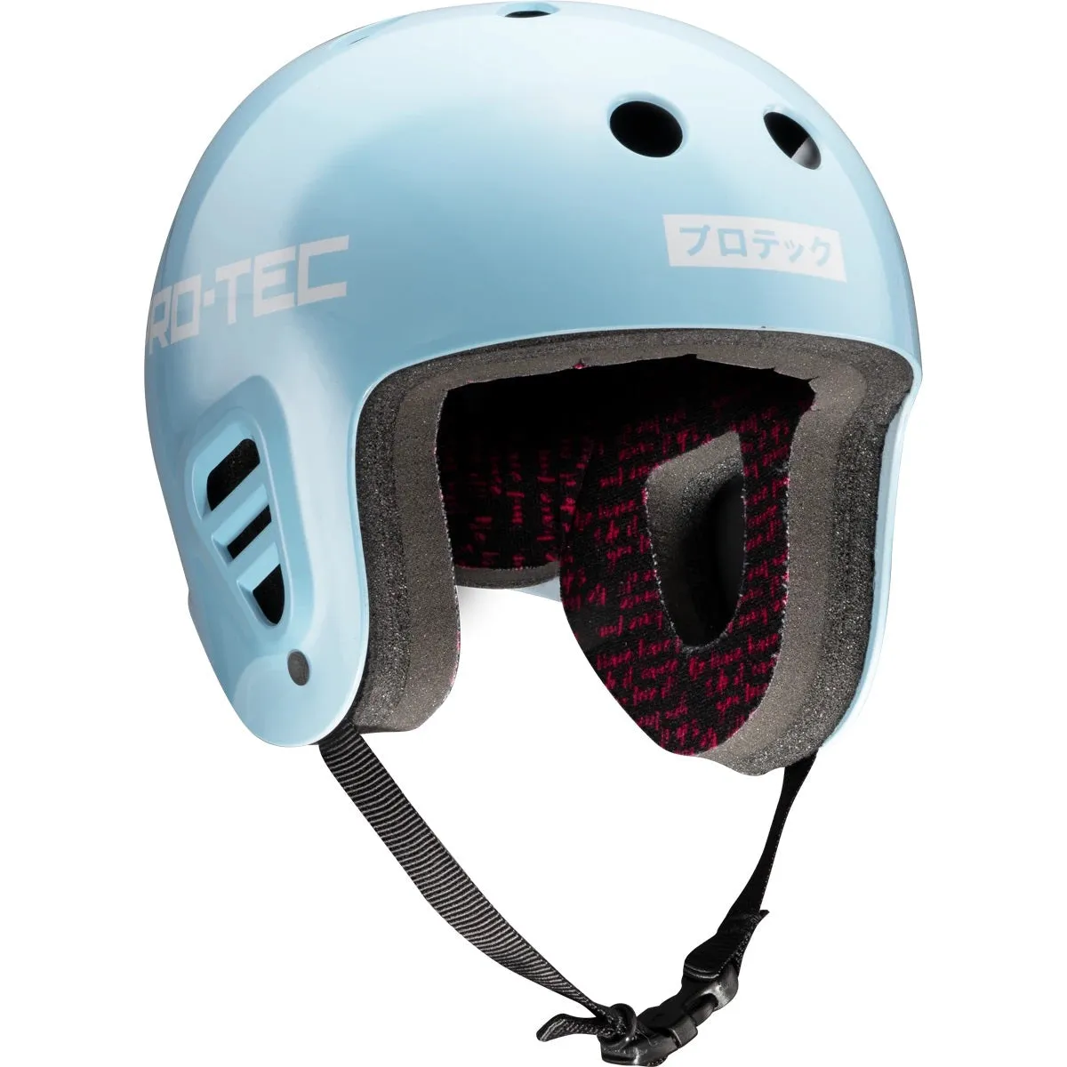 ProTec Classic Full Cut Helmet Sky Brown - Light Blue/White