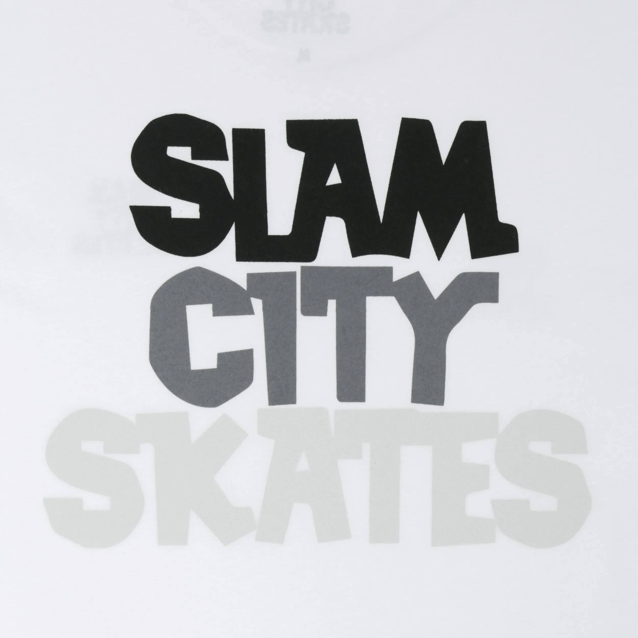 Slam City Classic Scale Logo Youth T-Shirt White